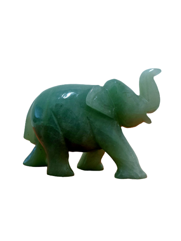 Green Aventurine Elephant 