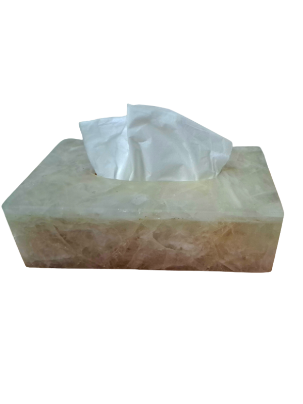 White Quartz Tissue box
